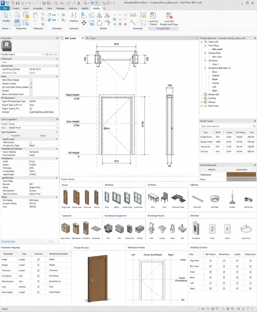 Revit Family Creation Services